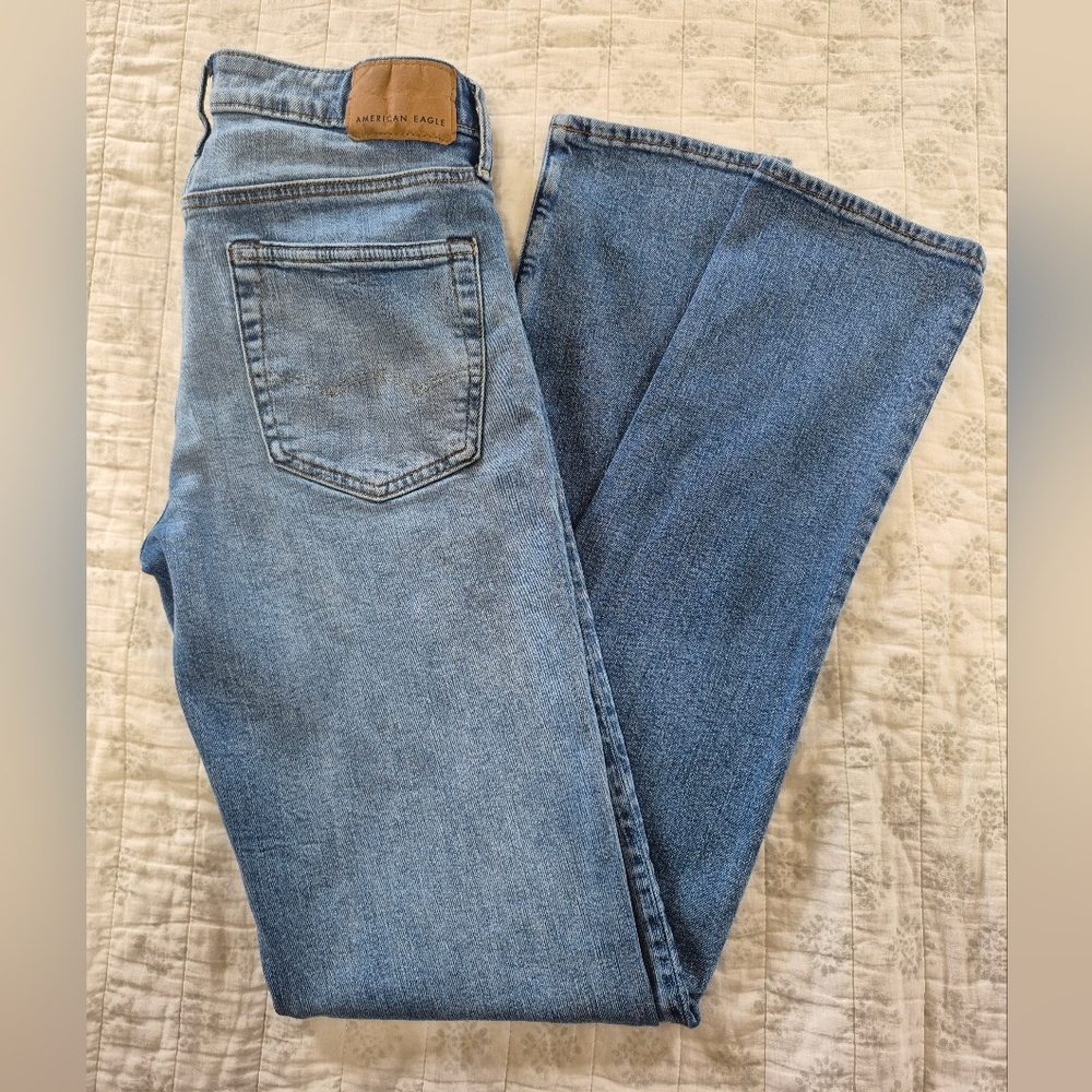 American Eagle Outfitters Young Men's Light Blue Jeans